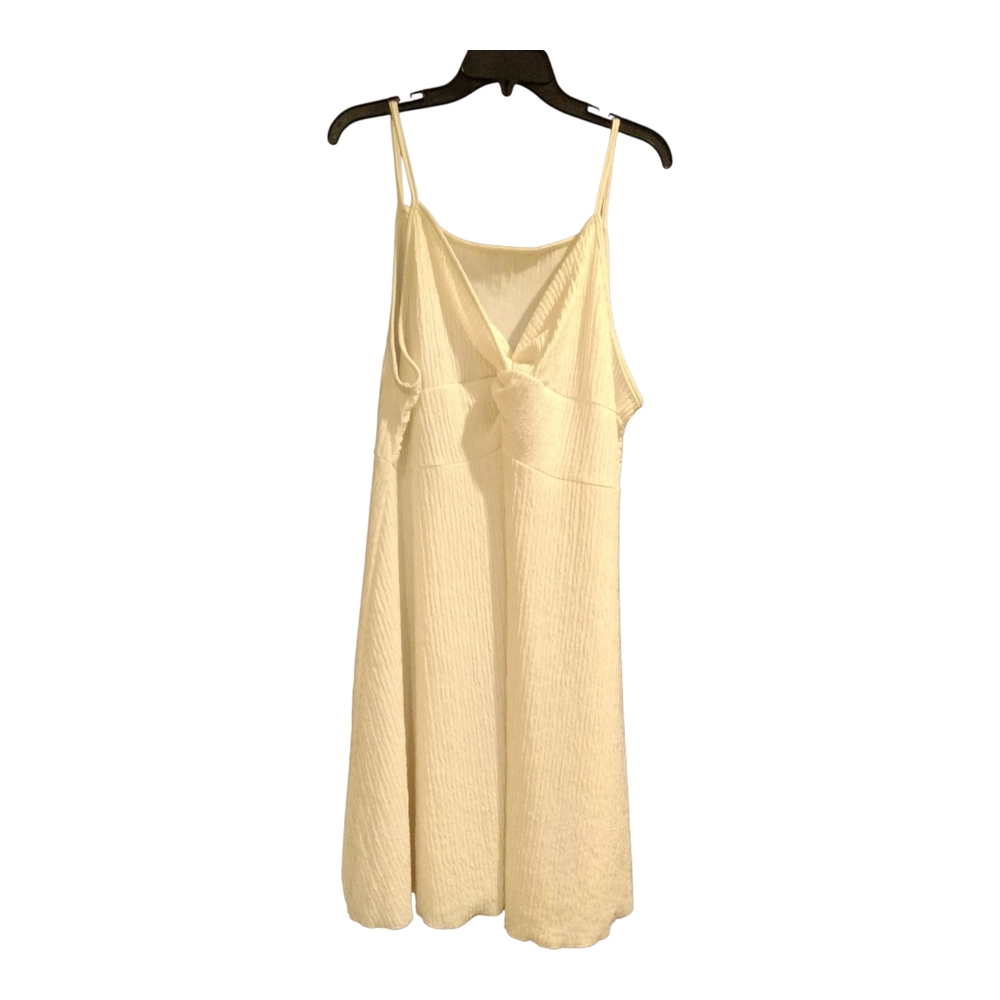 SHEIN Tan Halter Sundress Casual Resort Wear